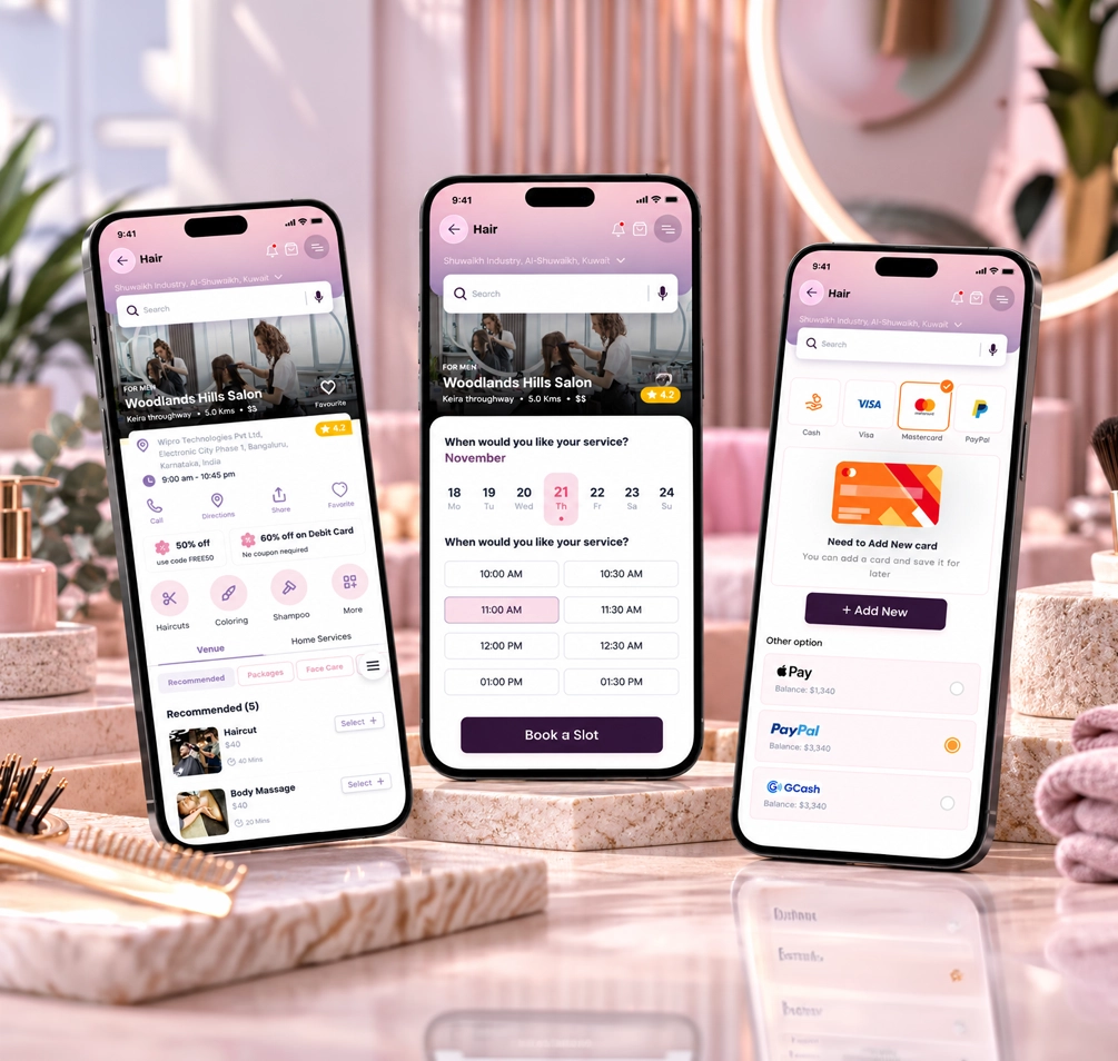 Blerta — Booking journey