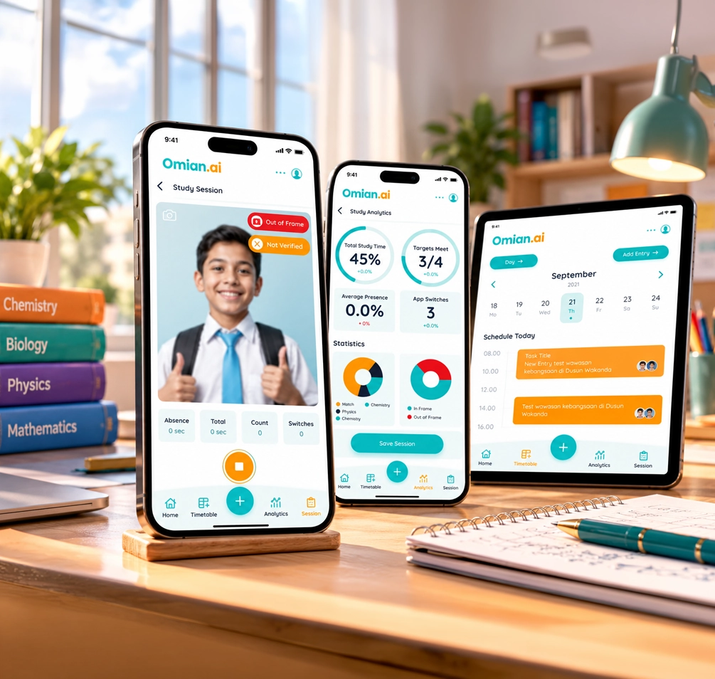 Omian AI — Learning app concept