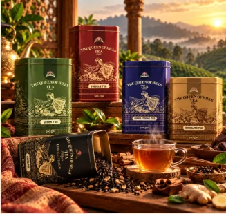 The Queen of Hills Tea — Tea Branding & Packaging by VEL Creative Studio