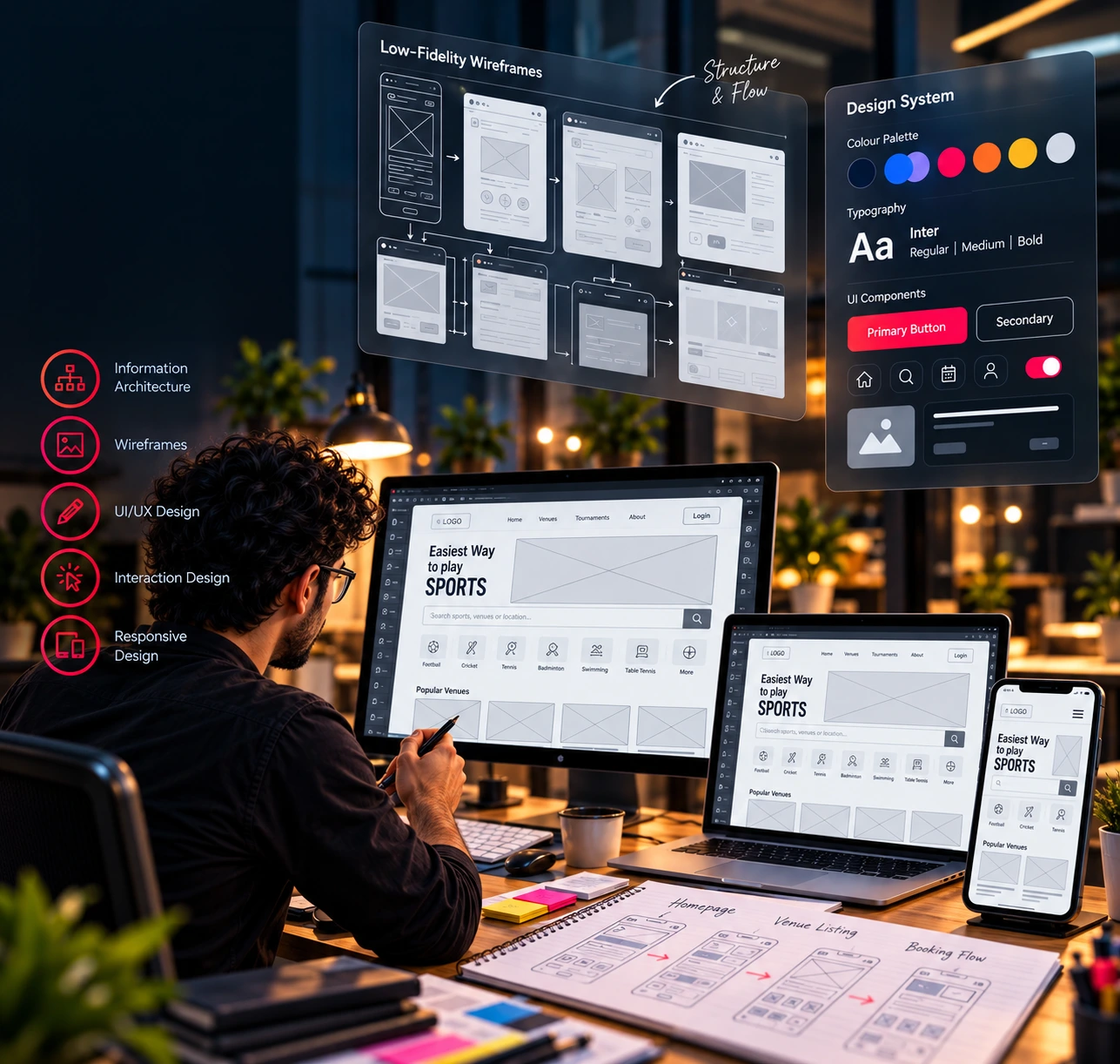 UI/UX & Web Design — System — VEL Creative Studio